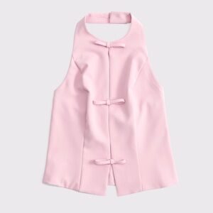 Abercrombie Bow Tie Halter Top